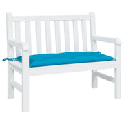 Cuscino per Panca-Cuscini per panchina Azzurro 100x50x7 cm in Tessuto Oxford