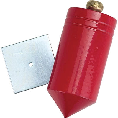 PIOMBO CILINDRICO + PIASTRINA - ACCIAIO VERN GR 400- 6 pezzi