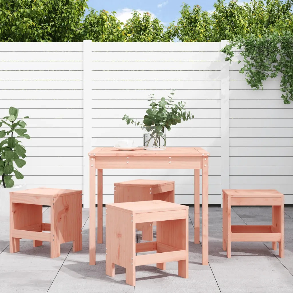 Set da Pranzo per Giardino 5 pz in Legno Massello di Douglascod mxl 131551