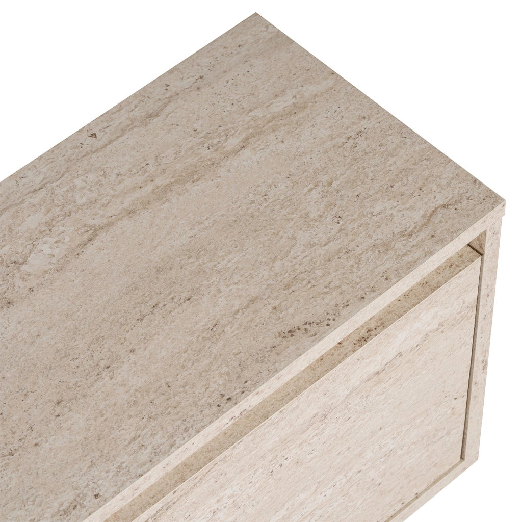 Porta TV in legno "Sentinel" - 160 x 30 x 42 cm - Travertino