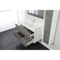 Mobile Bagno Sospeso con 2 cassettoni