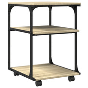 Sonoma Supporto per stampante a 3 livelli scrivania/mobile per ufficio 43 x 48 x 64 cm marrone 02_0044807
