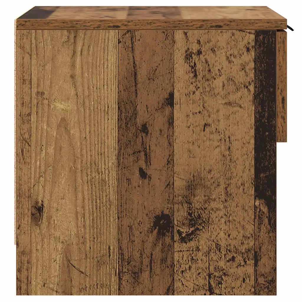Armadietto per letto 2 pz Legno vecchio 40 x 39 x 40cm CFW8734387