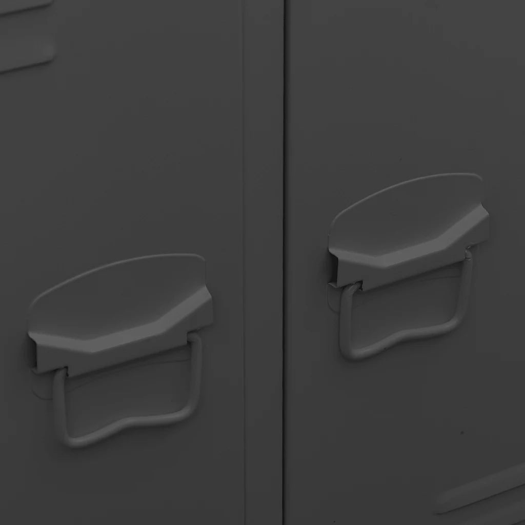 Armadio Industriale Antracite 67x35x107 cm in Acciaio 339612