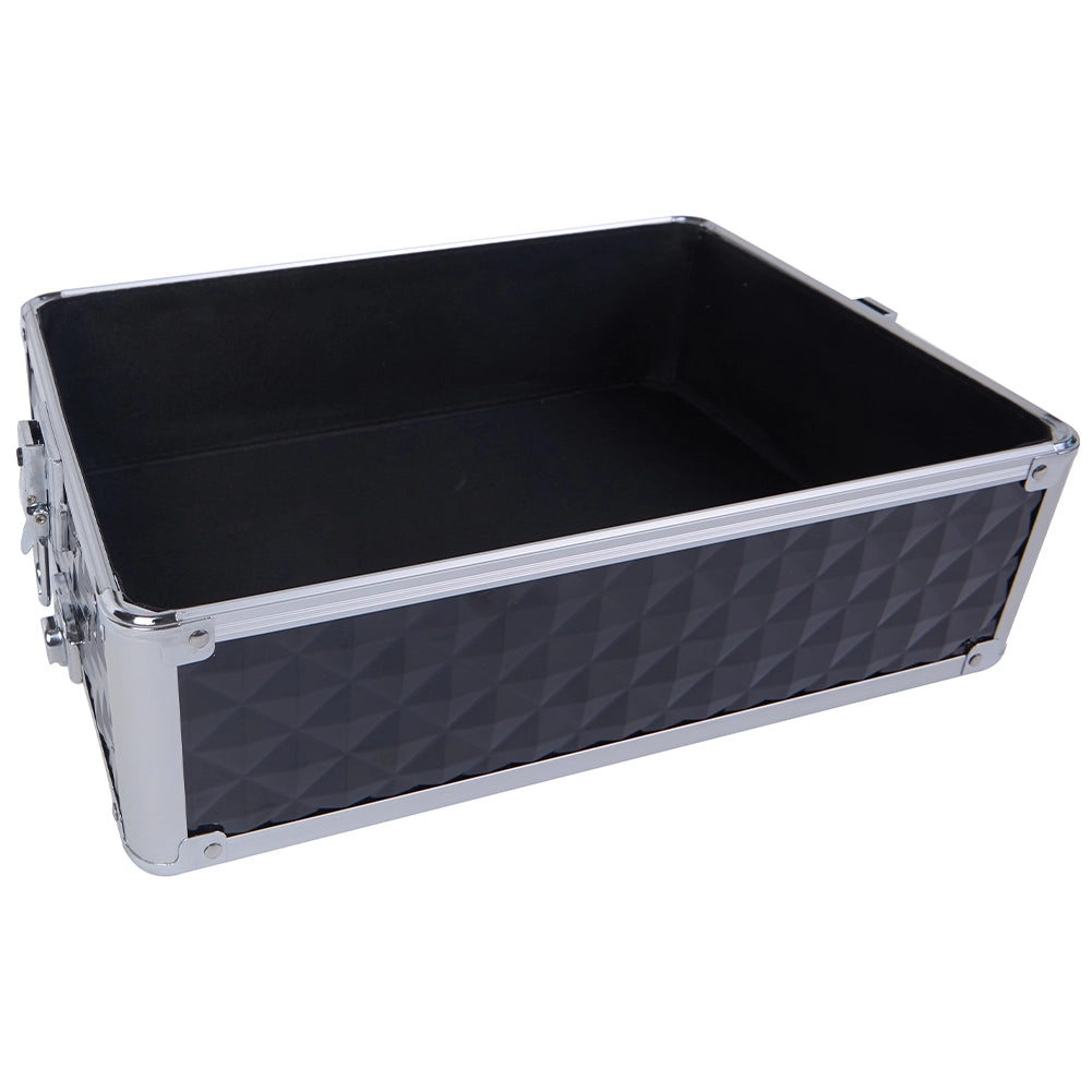 Trolley Makeup 4in1 Valigetta Nero Trucco Estetista Beauty Case Ruote Staccabili