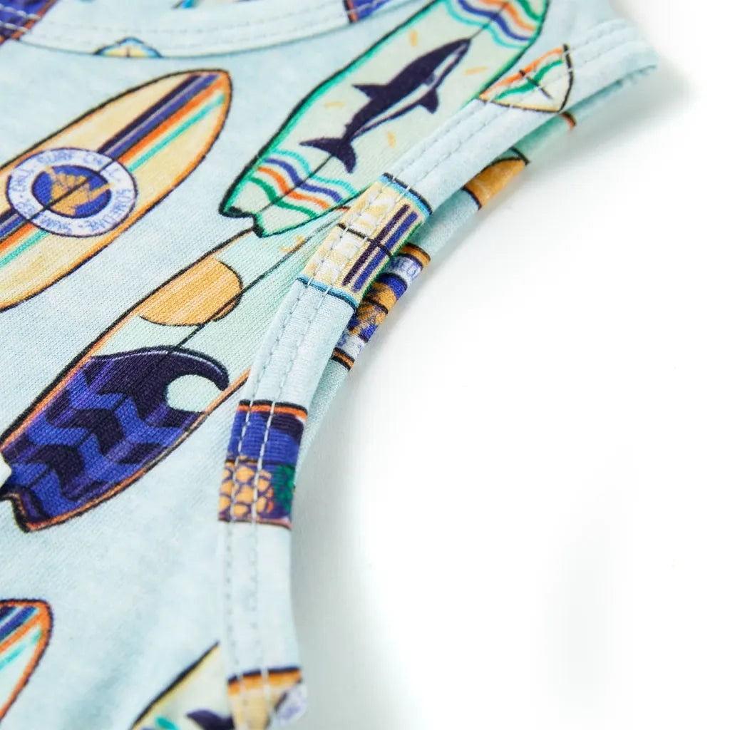 Canotta da Bambino Blu Tenue Mélange 128 11777