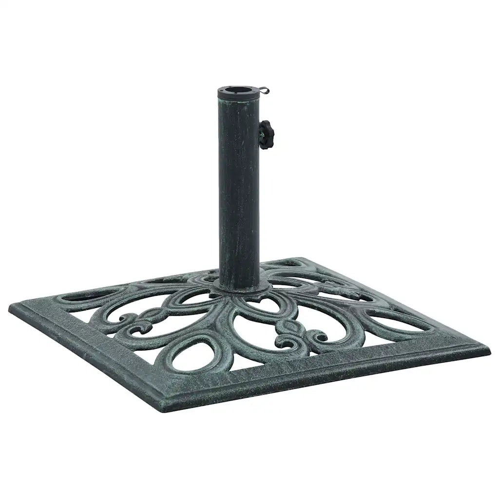 Base Ombrellone Verde 12 kg 49 cm in Ghisa 47866