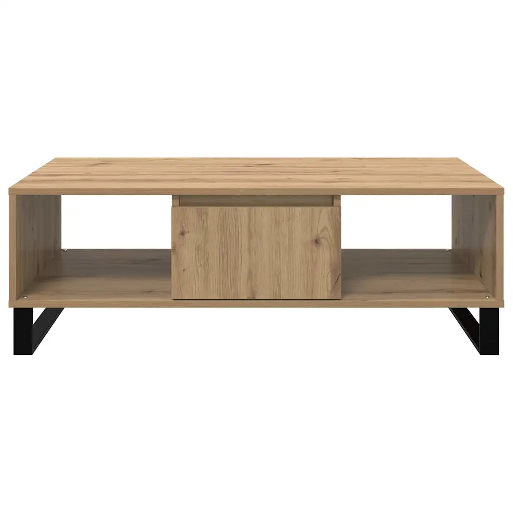 Tavolino da salotto Rovere artigianale 104 x 60 x 35 cm