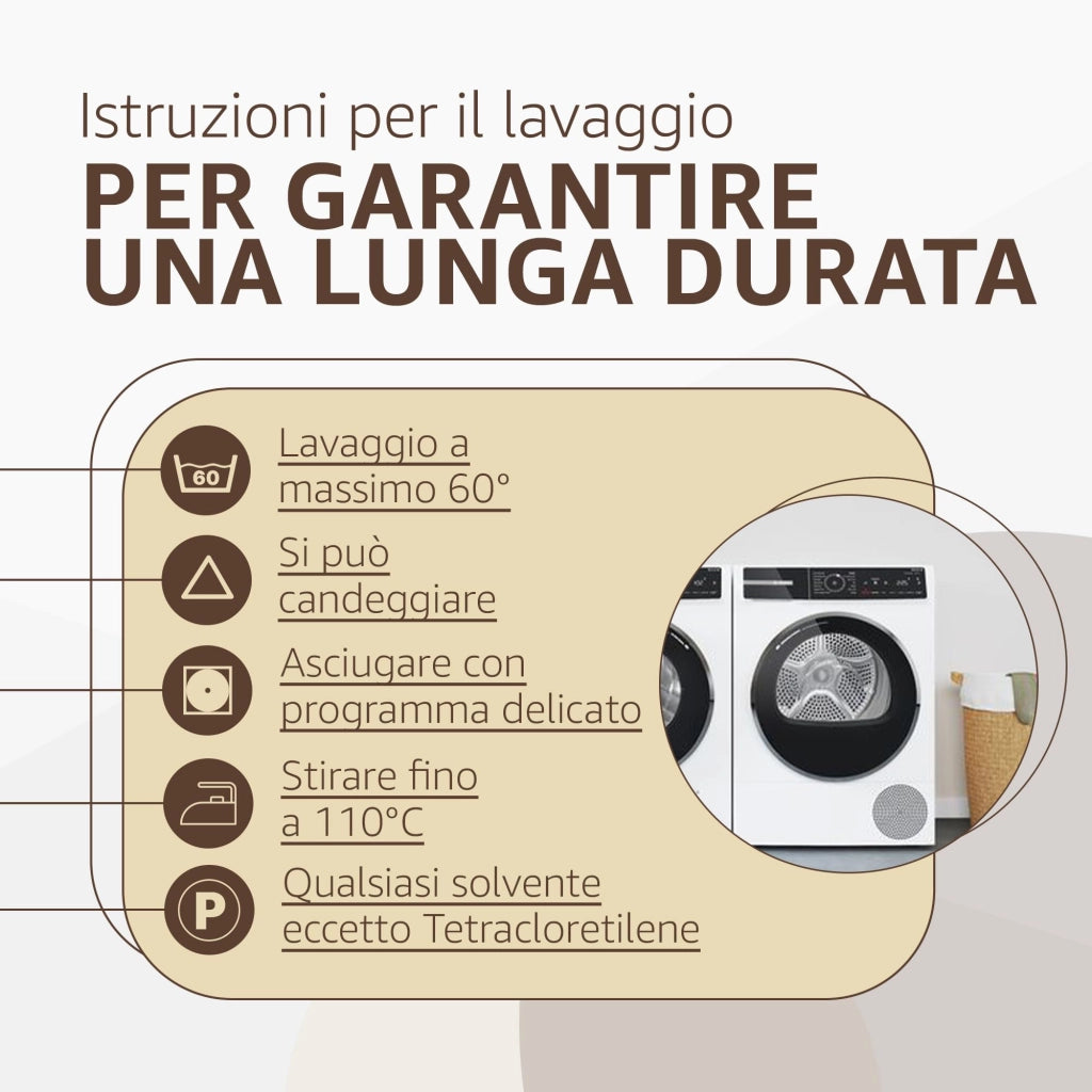 Federe Copricuscino Letto con Cerniera e Tessuto Damascato Pacco da: 4