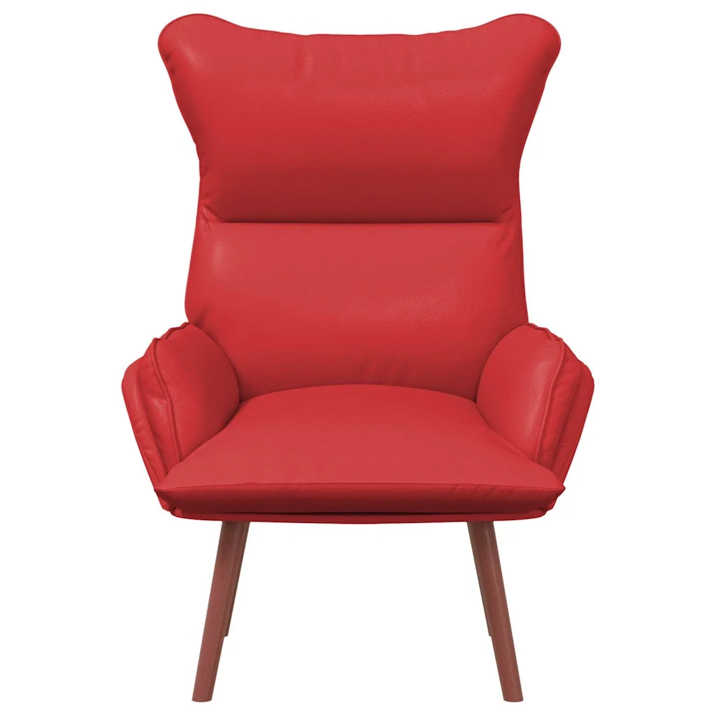 Divano Sedia-Poltrona Rosso 69 x 74 x 93 cm Pelle Artificiale 889451