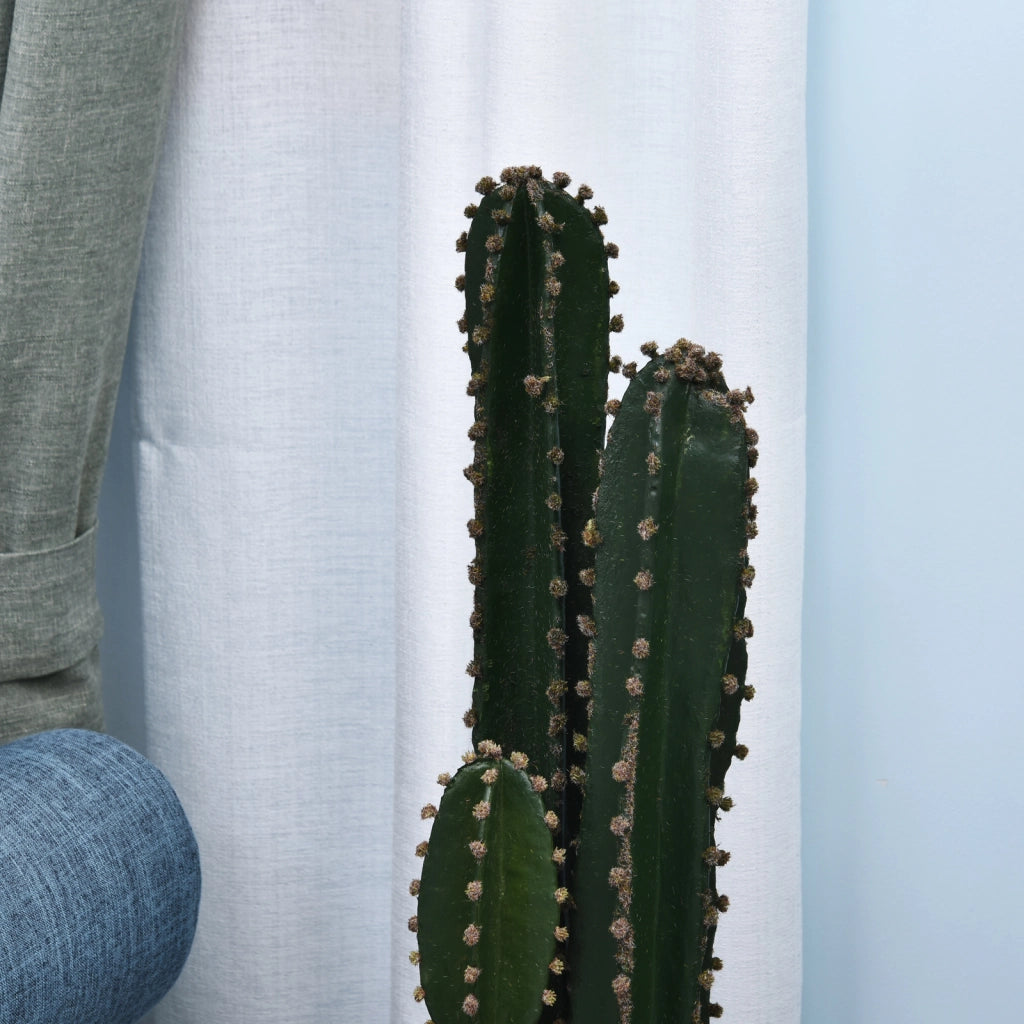 Pianta artificiale cactus grande realismo ¨C zephmum ¨C verde ? 17x98 cm