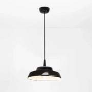 Circus Black Lampada a Sospensione LED 8W 3000K Diametro 24cm Ceramica Bianco Design Artigianale Made in Italy IP40 per Ambienti Interni Residenziali