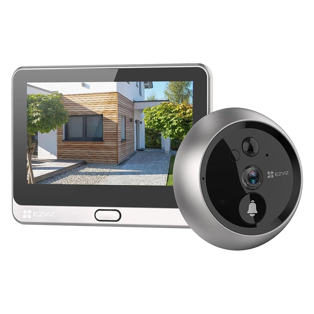SPIONCINO DIGITALE PER PORTE 'DP2 2K' EZVIZ risoluzione 2K 3MP - / colore argento  - EZVIZ