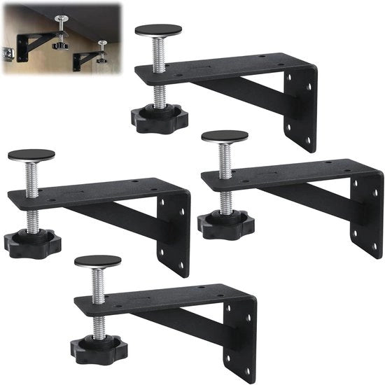 Supporto per lavandino a 4 elementi, set di riparazione per lavandino, supporto per lavandino, supporto per lavandino con cassettiera stretta, set di riparazione per lavandino, supporto per cassettiera stretta per lavandino