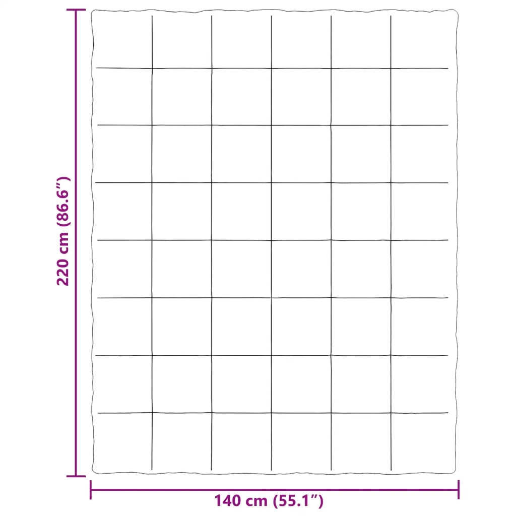 Piumone | Duvet Completo Annuale Antracite 140 x 220 cm Microfibra