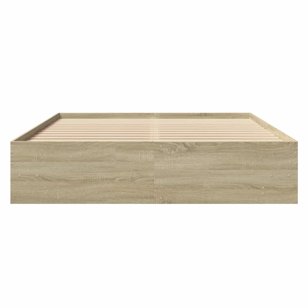 Giroletto senza Materasso Rovere Sonoma 160x200cm in Truciolato 3295641