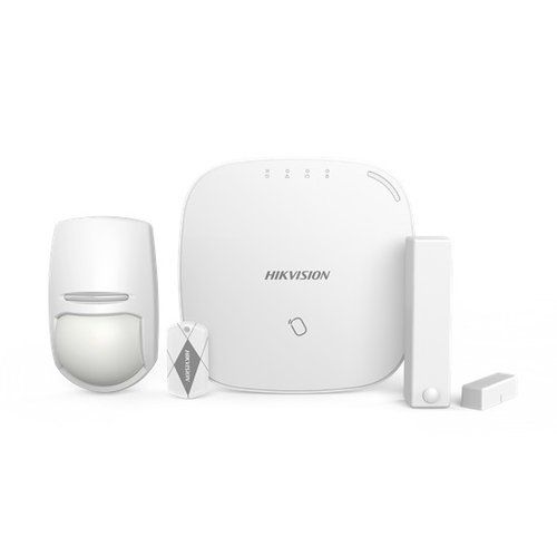 Kit centrale radio hikvision axiom hub 3g/4g composto da 1 centrale, 1 contatto magnetico, 1 sensore ir, 5 tag - ds-pwa32-nst