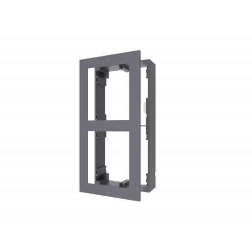Hikvision cornice 2 moduli da parete intercom plastica nero - ds-kd-acw2