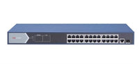 Hikvision switch 24 port gigabit unmanaged poe switch 24 gigabit poe ports, 1 gigabit rj45 uplink po - 301801380