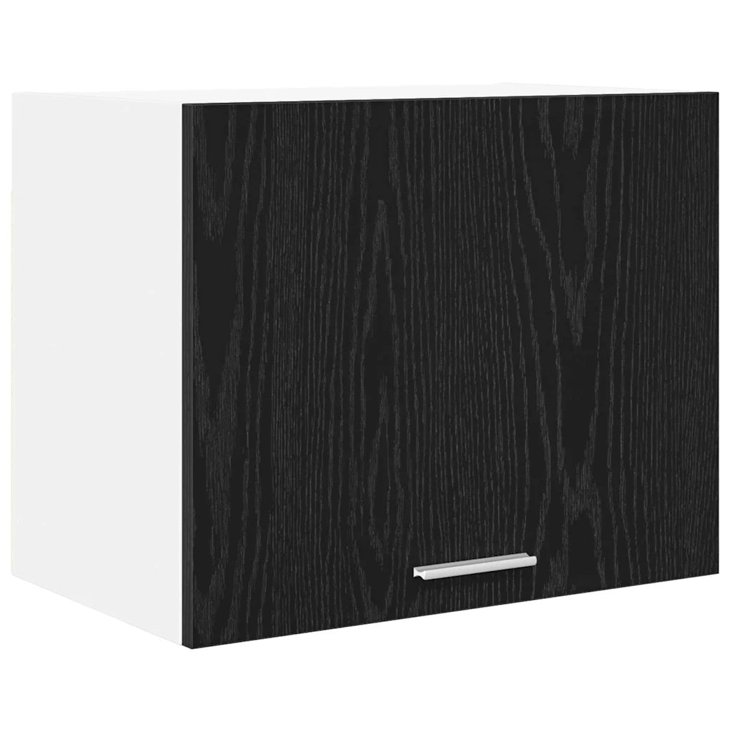 Armadio pensile con porta Rovere Nero e Bianco 50 x 31 x 40 cm 884148
