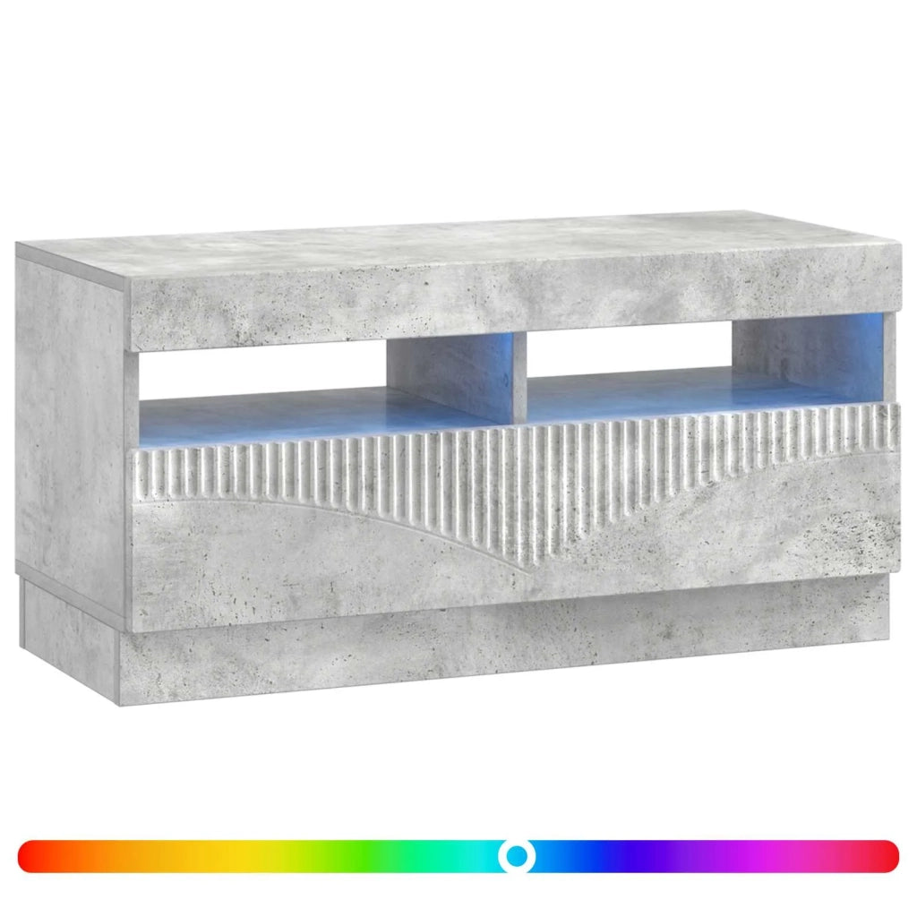 Mobile TV LED Grigio Cemento Legno ingegnerizzato 897438