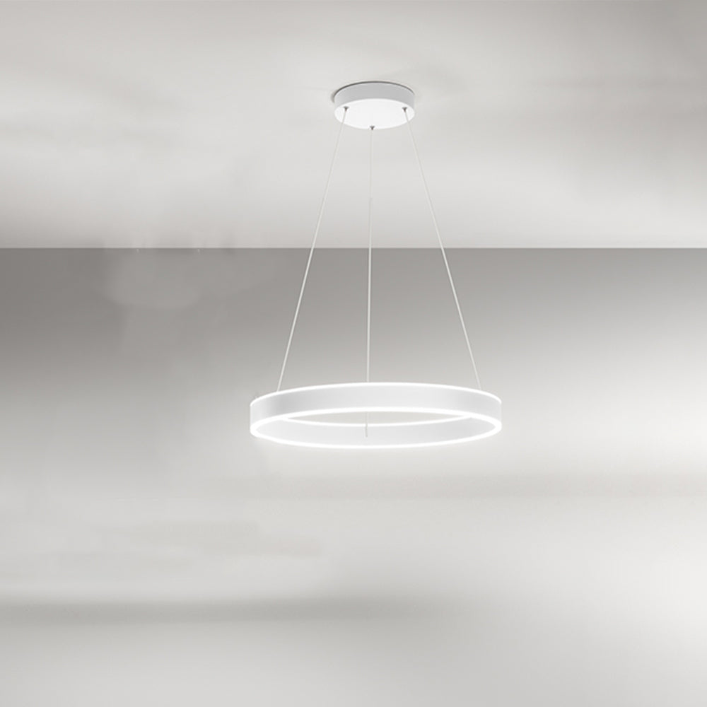 Sospensione Moderna Kirko Metallo Bianco Led 48W 3000K