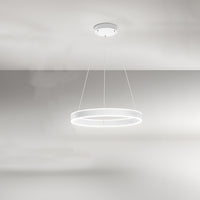 Sospensione Moderna Kirko Metallo Bianco Led 48W 3000K