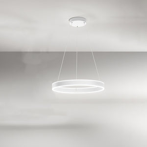 Sospensione Moderna Kirko Metallo Bianco Led 48W 3000K