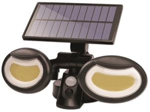 Suprema PROIETTORE SOLARE ORIENTABILE, 2x8 watt, 2x400 lumen, luce fredda