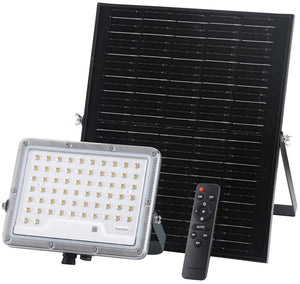Suprema PROIETTORE SOLARE CON SENSORE CREPUSCOLARE 62 led, 8 W, 1200 lumen, luce naturale