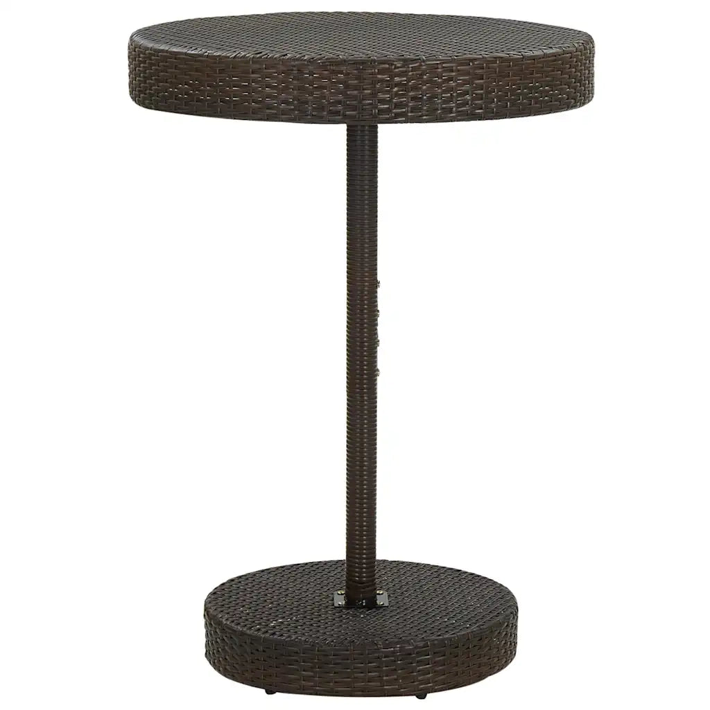 Set da Bar da Giardino 5 pz | Set Salotto da Giardino in Polyrattan Marrone
