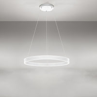 Sospensione Moderna Kirko Metallo Bianco Led 80W 3000K