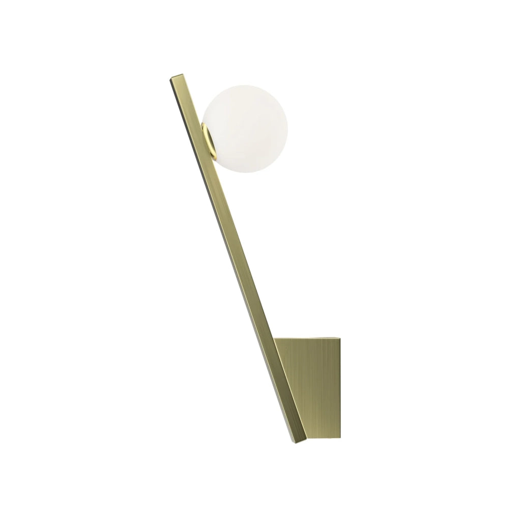 Maytoni Applique moderna Kazimir 1 luce G9 oro metallo vetro