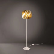 Piantana Moderna Globe Polilux ® New Gold E Metallo 1 Luce E27