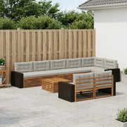 Set di divani da esterno 9 pz 3383544