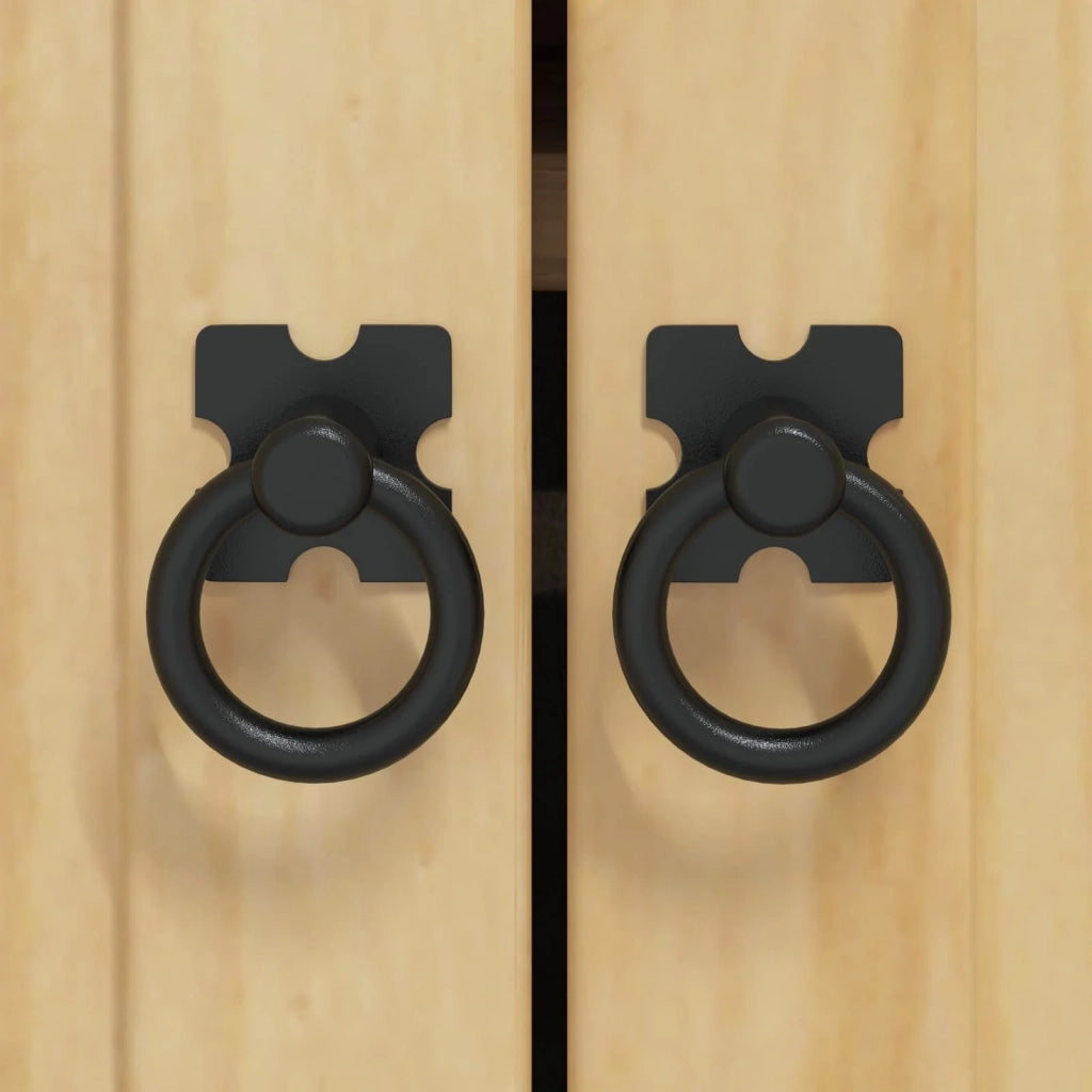 Armadio rettangolare moderno con 3 ripiani 66 x 58 x 207 cm in legno massello di pino finitura miele 02_0058896