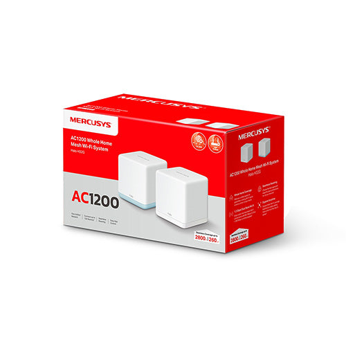 Router mercusys wifi mesh ac1200 gig x2 - HALO H32G(2-PACK)