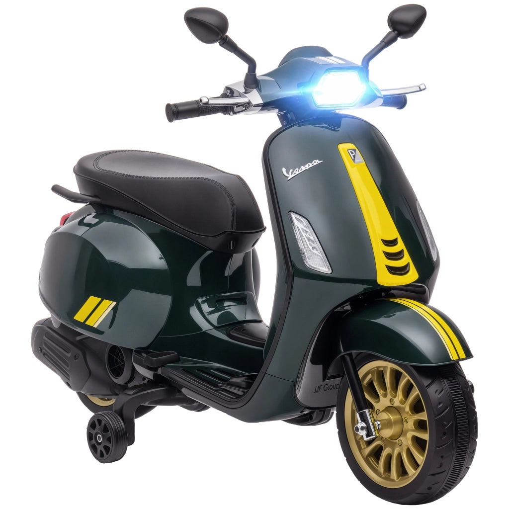 Scooter Vespa Bambini 6V ¨C zephmum ¨C Verde 107x47x73 cm