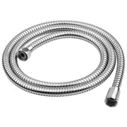 Trade Shop - Tubo Flessibile Soffione Doccia 200 Cm Laccio Doccino Vasca Bagno Cromato -