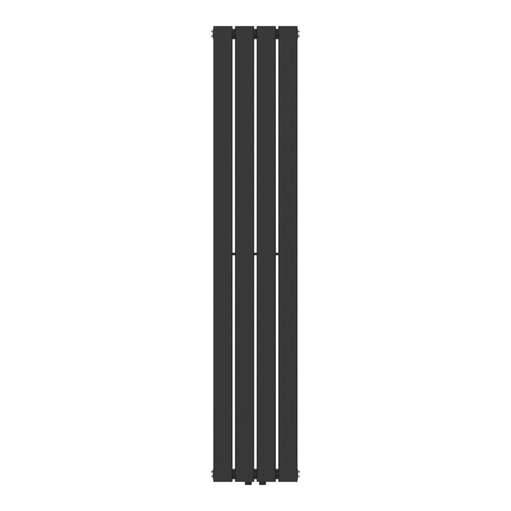 Radiatore a pannello piatto 540 watt acciaio 160 x 30 cm nero 03_0010453