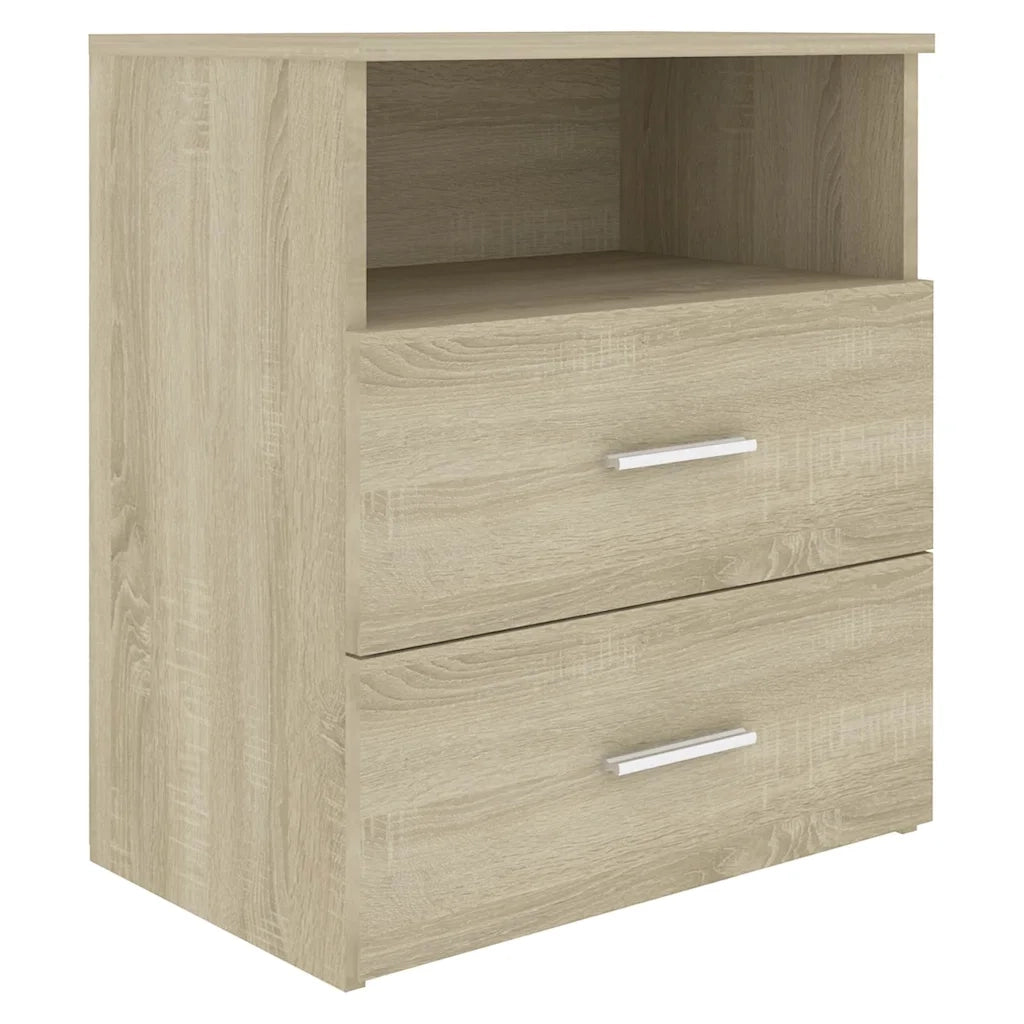 Comodino | Armadio da Notte | Mobiletto da notte Rovere Sonoma 50x32x60 cm