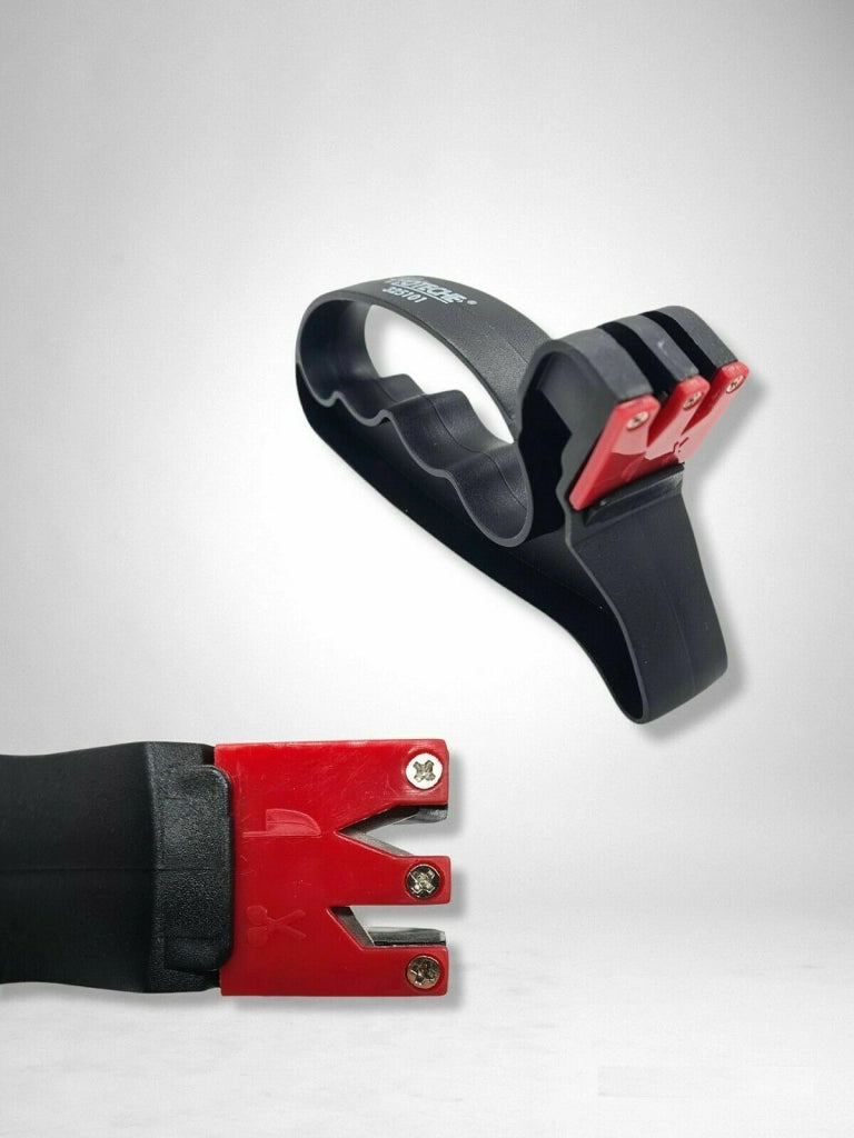 AFFILACOLTELLI MANUALE 2 IN 1 PER AFFILARE FORBICI AFFILA LAME COLTELLI CUCINA