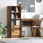 Scrivania con spazio di archiviazione Legno Vecchio Legno ingegnerizzato