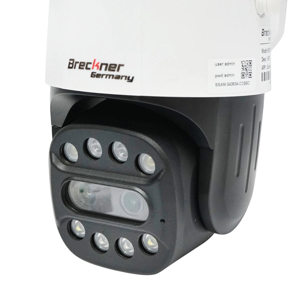 Telecamera di videosorveglianza WIFI per interni/esterni 4M ultra HD, PTZ, sensore di movimento, rotante, 90 gradi, 220V IP66