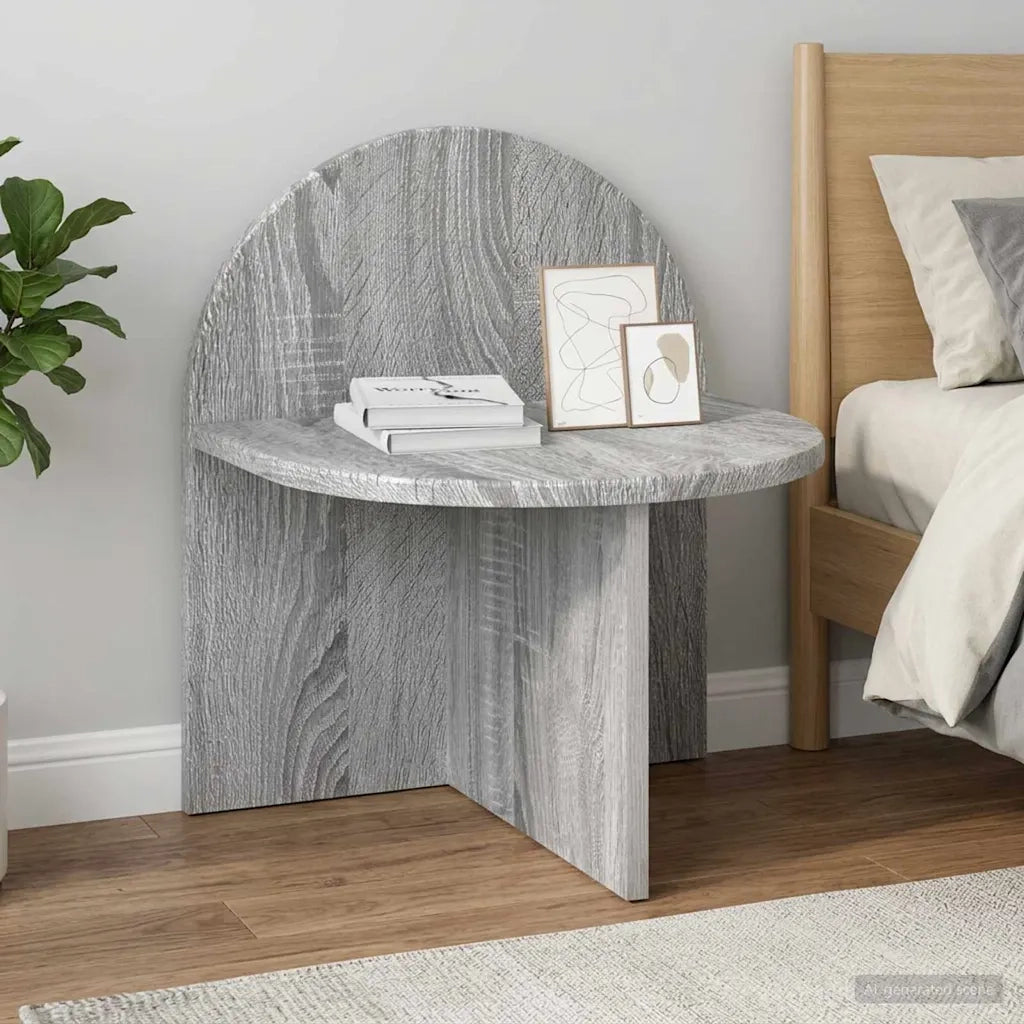Comodino 2 pcs Grigio Sonoma 40 x 35,5 x 45,5 cm