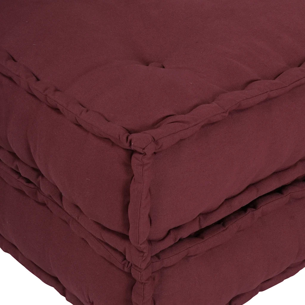 vidaXL Pouf Modulare Marrone Rossiccio 70x70x54 in Tessuto