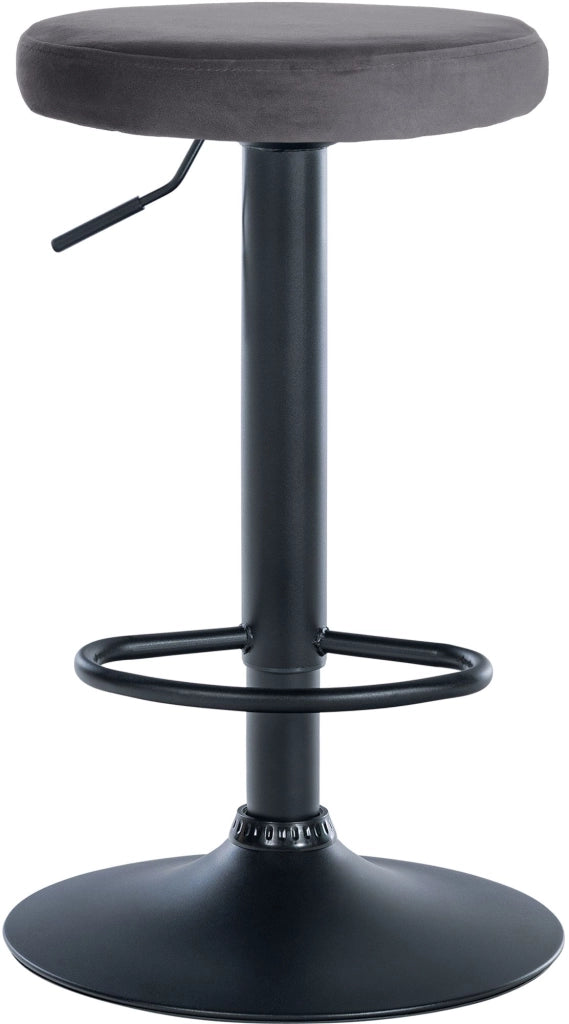 2er Set Barhocker Ponte Samt schwarz
