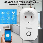 Trade Shop - Presa Di Corrente Intelligente Controllabile Con Il Wifi - Smart Power Plug -