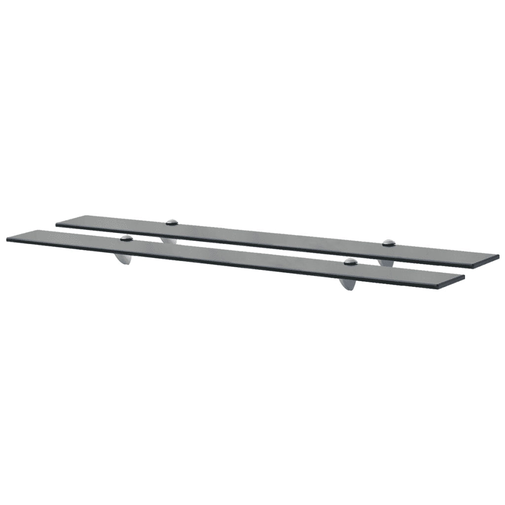 Mensole Galleggianti 2 pz in Vetro 100x20 cm 8 mm cod mxl 33718