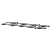 Mensole Galleggianti 2 pz in Vetro 100x20 cm 8 mm cod mxl 33718